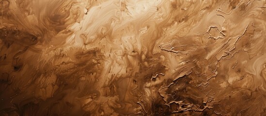 Poster - Flavored Coffee color. Desert. Modern and contemporary wallpaper for interior design. Background and Texture. with copy space image. Place for adding text or design