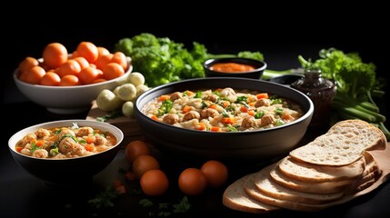 Poster - stew with vegetables