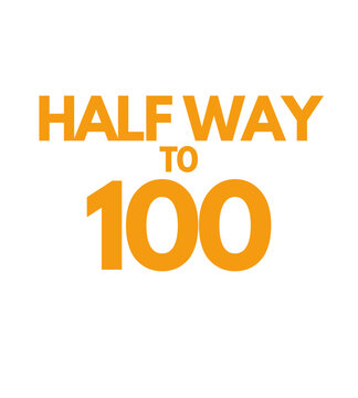 T Shirt Design halfway to 100