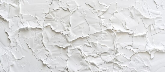 Poster - white drywall texture surface for interior design. copy space image. place for adding text and desig
