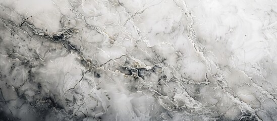 Wall Mural - Close up view at the surface of a white marble stone. Copy space image. Place for adding text and design