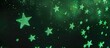 © Ilgun - Green glow in the dark stars for ceiling or wall stickers. Ideal for boys or girls bedroom decoration. Copy space image. Place for adding text and design