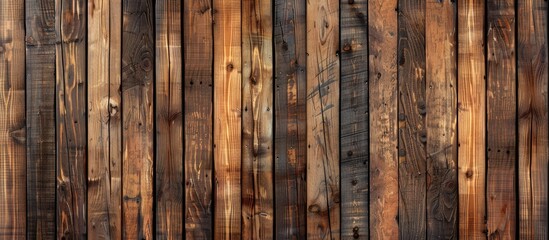 Wall Mural - Brown color boards made of natural wood. Texture and Background. Copy space image. Place for adding text and design