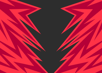 Aufkleber - Abstract background with reflective tribal tattoo pattern and with some copy space area