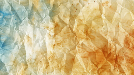 Wall Mural - Watercolor Tea-Stained Paper Texture for Dungeons & Dragons Rulebook Background

