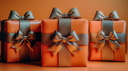 Sticker - gift box with ribbon