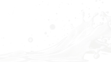 Wall Mural - liquid milk splash isolated on white or transparent png