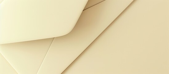 Poster - cream colored envelope pastel background business texture. copy space image. place for adding text a