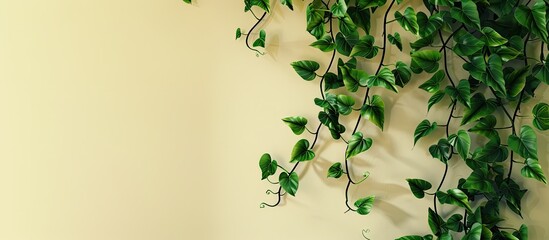 Poster - green beautiful plant for home decoration. copy space image. place for adding text and design
