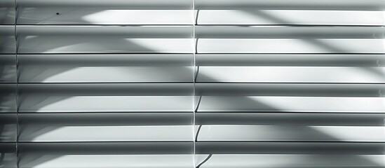 Aufkleber - here we have closed white blinds creating a shade effect. . copy space image. place for adding text 