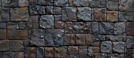 Poster - stone wall texture. Copy space image. Place for adding text and design