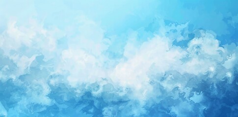 Poster - The model is a grunge background with a blue sky, a texture color gradient, a rough abstract background and a bright light glow template surrounded by grainy noise, which highlights the empty space.