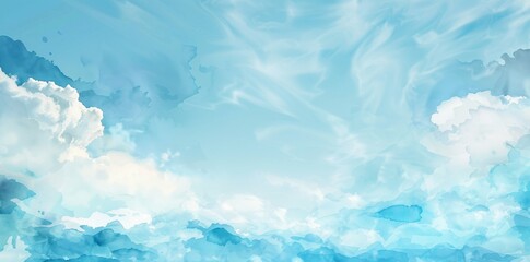 Poster - Grunge blue sky, texture gradient rough abstract background, shine bright light and glow template empty space grainy noise grunge