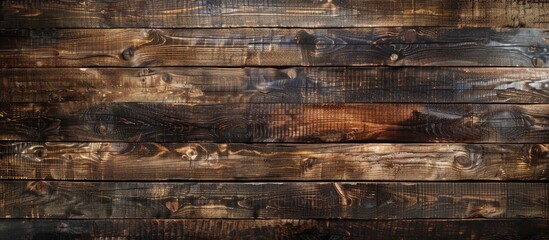 Wall Mural - artificial brown wood board background and texture. Copy space image. Place for adding text and design