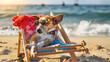 © Daniel - dog siesta on beach chair