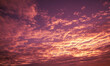 © vvvita - Blazing cloudy sky at sunset. Gradient color. Sky texture. Abstract nature background