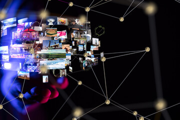 Poster - streaming data picture video material