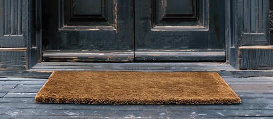 Aufkleber - Doormat. with copy space image. Place for adding text or design
