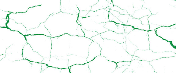 Poster - Vector marble pattern with green cracks Transparent texture.	