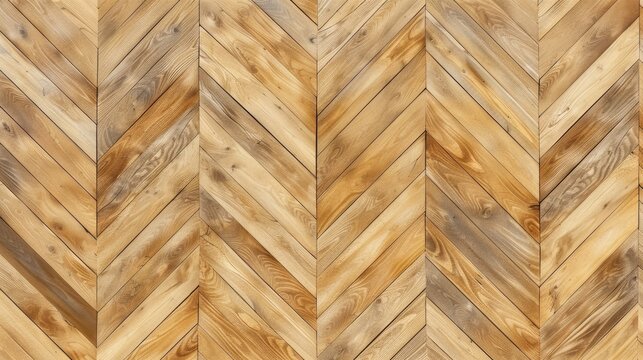 Wood parquet texture without seams horizontal light chevron