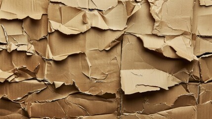 Wall Mural - Cardboard, texture, paper. Generative AI