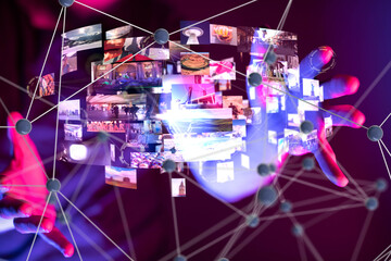 Poster - streaming data picture video material