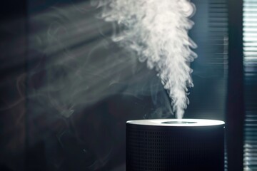Aufkleber - Air purification device emitting steam, ideal for indoor use or decorative purposes