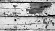 © Roman - Timeworn weathered white paint plank. Generative AI