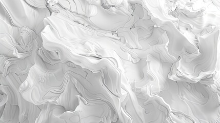 Poster - White marble, natural pattern. Generative AI