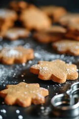 Poster - A plate filled with assorted cookies, great for decorating or using in food photography