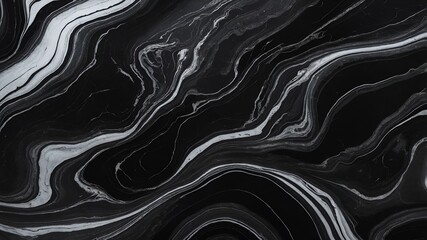 Wall Mural - BLACK MARBLE