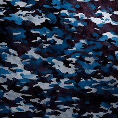 camouflage blue background military dark pattern, modern texture fashionable design