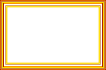 A retro striped frame border design element.