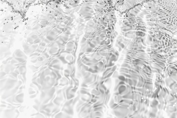 Poster - Water Ripples and Bubbles Abstract