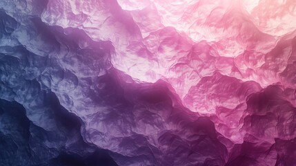 Wall Mural - Abstract purple and pink mountain range