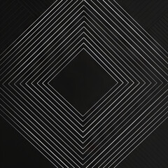 Aufkleber - the image features a black background with thin white diagonal lines converging to form a diamond sh