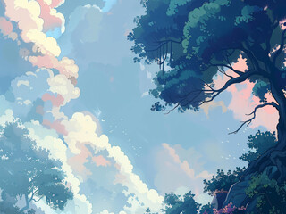Wall Mural - the forest
