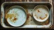 © AkuAku - Dirty plates on the tray
