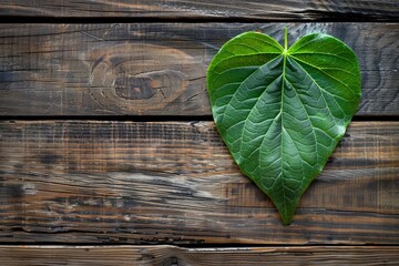 Symbol of the environment - green tree branch