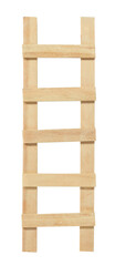 Wall Mural - Simple handmade wooden ladder vertical