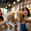 © Raul - A group of friends drinking coffee together
