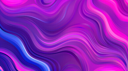 Wall Mural - Abstract Fluid Waves in Vibrant Purple and Pink Tones Background