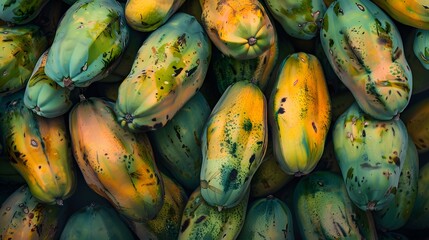 papaya fruits texture. 