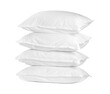 © New Africa - Stack of soft pillows isolated on white