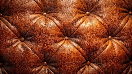 Wall Mural - Close-up of luxurious brown leather texture, leather, background, texture, close-up, luxurious, brown, material, pattern