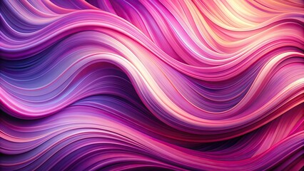Wall Mural - Abstract art with flowing, wavy pink and purple patterns , vibrant, abstract, art, flowing, wavy, pink, purple
