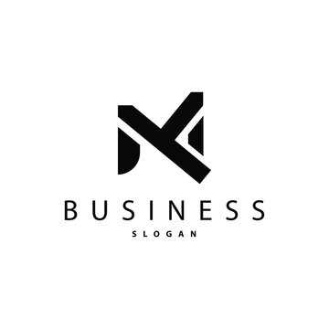 Initial Letter M Minimalist Logo Simple Logotype Vector Corporate Identity Emblem Modern, Luxurious And Elegant Symbol Design Brand, Company, Business