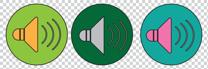 Poster - speaker icon, sound icon vector