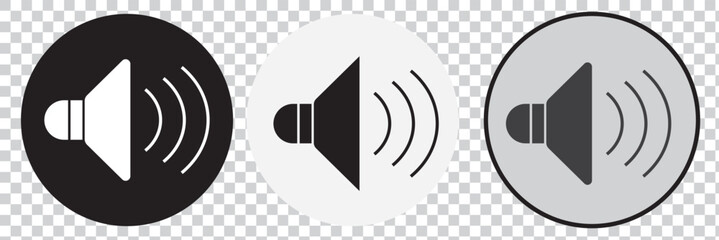 Poster - speaker icon, sound icon vector