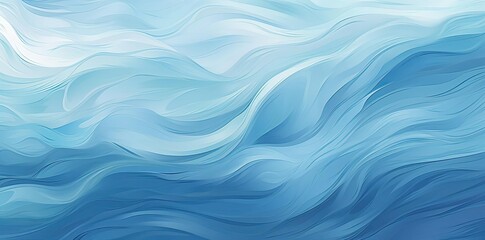 Wall Mural - background blue design with a lot of waves